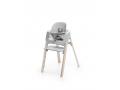 Chaise Steps Stokke, La chaise polyvalente (Hêtre blanchi, assise gris) - Stokke - BU185