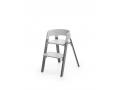 Steps La chaise polyvalente, chaise enfant (Gris tempête, assise gris) - Stokke - BU186