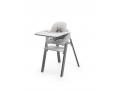 Steps La chaise polyvalente, chaise enfant (Gris tempête, assise gris) - Stokke - BU186