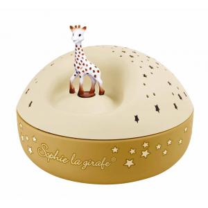 Veilleuse - Projecteur d'Etoiles Musical Sophie la Girafe© - piles incluses - Trousselier - 5161