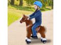 Ponycycle Cheval Marron Blanc a monter Grand modele - Age 4-9 ans - Ponycycle - U424