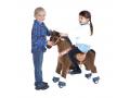 Ponycycle Cheval marron fonce blanc à monter Age 4-9 ans - Hauteur assise (cm) 59 - Ponycycle - U421