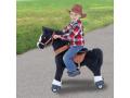 Ponycycle Cheval Noir blanc a monter Petit modele - Age 3-5 ans - Ponycycle - U326