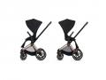 Pack Poussette PRIAM LUXE rosegold nacelle Birds of paradise - Cybex - BU266