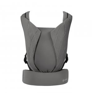 Porte-bébé fashion Yema Click Soho Grey | mid grey , physiologique et ergonomique avec système de click, bretelles et ceinture rembourrées - Cybex - 520003031