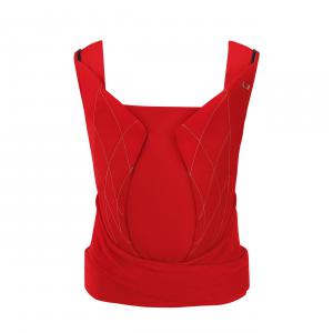 Porte-bébé fashion Yema Tie Autumn Gold | burnt red , physiologique et ergonomique, bretelles et ceinture rembourrées - Effet écharpe - Cybex - 520003009