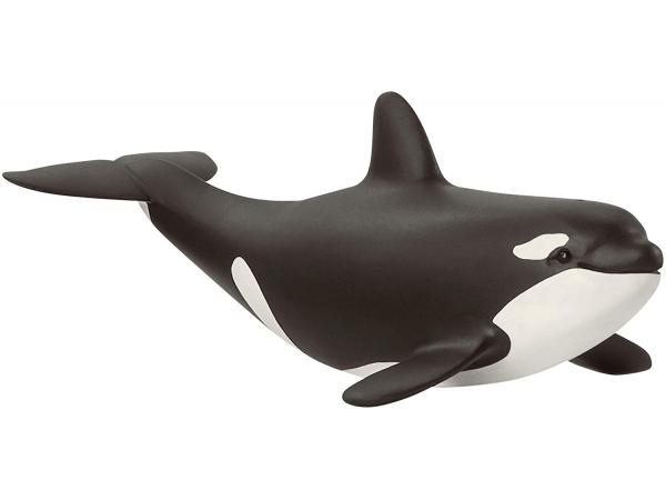 Figurine jeune orque - dimension : 10,2 cm x 4,9 cm x 3,8 cm