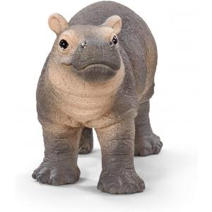 Figurine Jeune hippopotame - Dimension : 6 cm x 2,8 cm x 3,4 cm - Schleich - 14831