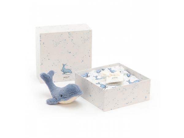 Wilbur whale gift set - 18 cm