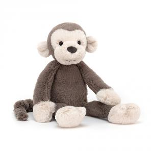 Peluche Brodie Monkey Small - L: 6 cm x l : 7 cm x H: 27 cm - Jellycat - BRO6M