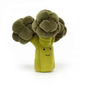 Jellycat - VV6B - Peluche broccoli Vivacious Vegetable - L = 4 cm x l = 14 cm x H =17 cm (420564)