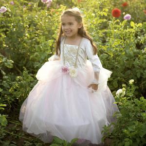 Great Pretenders - 31923 - Robe de princesse rose pâle et or, taille EU 92-104 - 2-4 ans (420822)