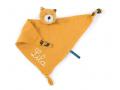 Doudou lange chat moutarde Lulu Les Moustaches - Moulin Roty - 666025