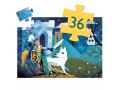 Puzzles silhouettes - Le chevalier de la pleine lune-36pcs - Djeco - DJ07237
