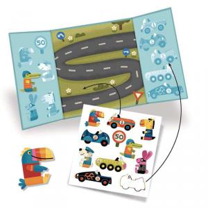 Stickers pour les petits - Les voitures - Djeco - DJ09073
