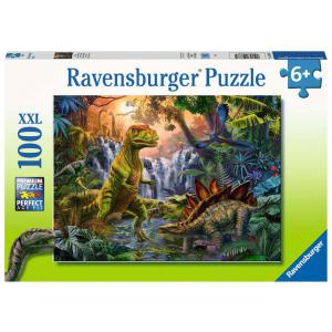Puzzles enfants - Puzzle 100 pièces XXL - L'oasis des dinosaures - Ravensburger - 12888