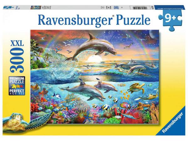 Puzzle 300 pièces xxl - le paradis des dauphins