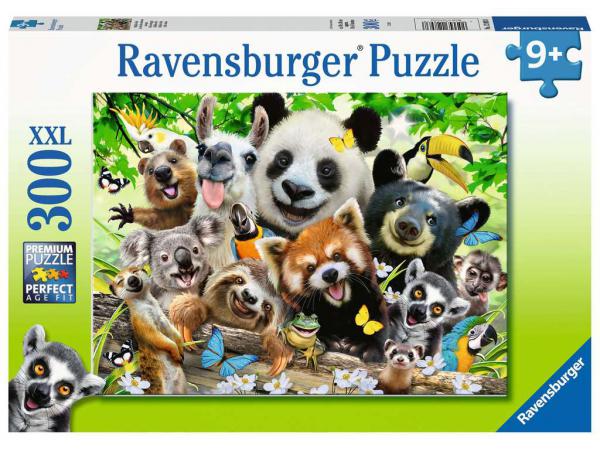 Puzzle 300 pièces xxl - le selfie des animaux sauvages