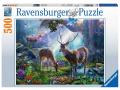 Puzzle 500 pièces - Cerfs dans la forêt - Ravensburger - 14828