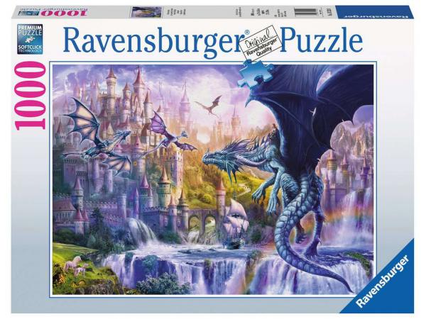 Puzzle 1000 pièces - le château des dragons