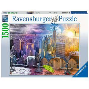 Puzzle 1500 pièces - Les saisons à New York - Ravensburger - 16008