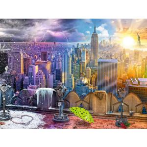 Puzzle 1500 pièces - Les saisons à New York - Ravensburger - 16008