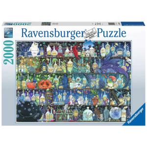 Puzzle 2000 pièces - L'étagère à potions / Zoe Sandler - Ravensburger - 16010