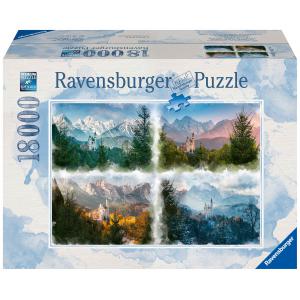 Puzzle 18000 pièces - Un château au fil des saisons - Ravensburger - 16137