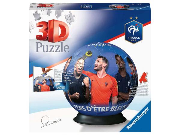 Puzzle 3d ball 72 pièces - fédération française de football