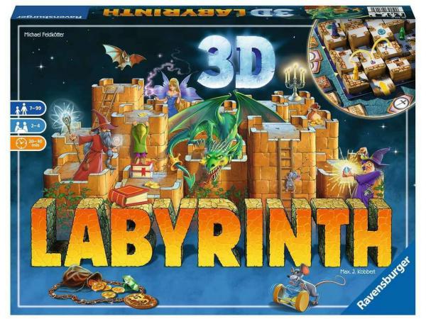 Jeux de réflexion - labyrinthe 3d