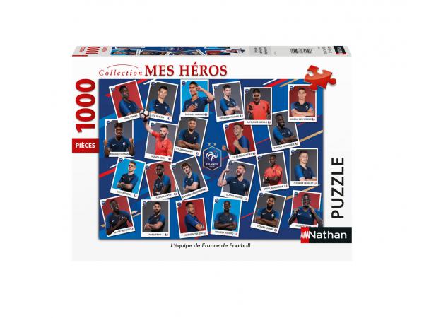Puzzle 1000 pièces - l'équipe de france de football / fff