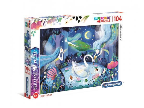 Puzzle enfants 104 pièces - brilliant - fairies