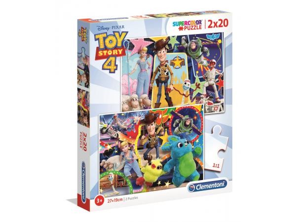 Puzzle enfants 2x20 pièces - toy story 4