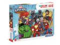 Puzzle enfant, 60 pièces Maxi - Marvel Superhero - Clementoni - 26454