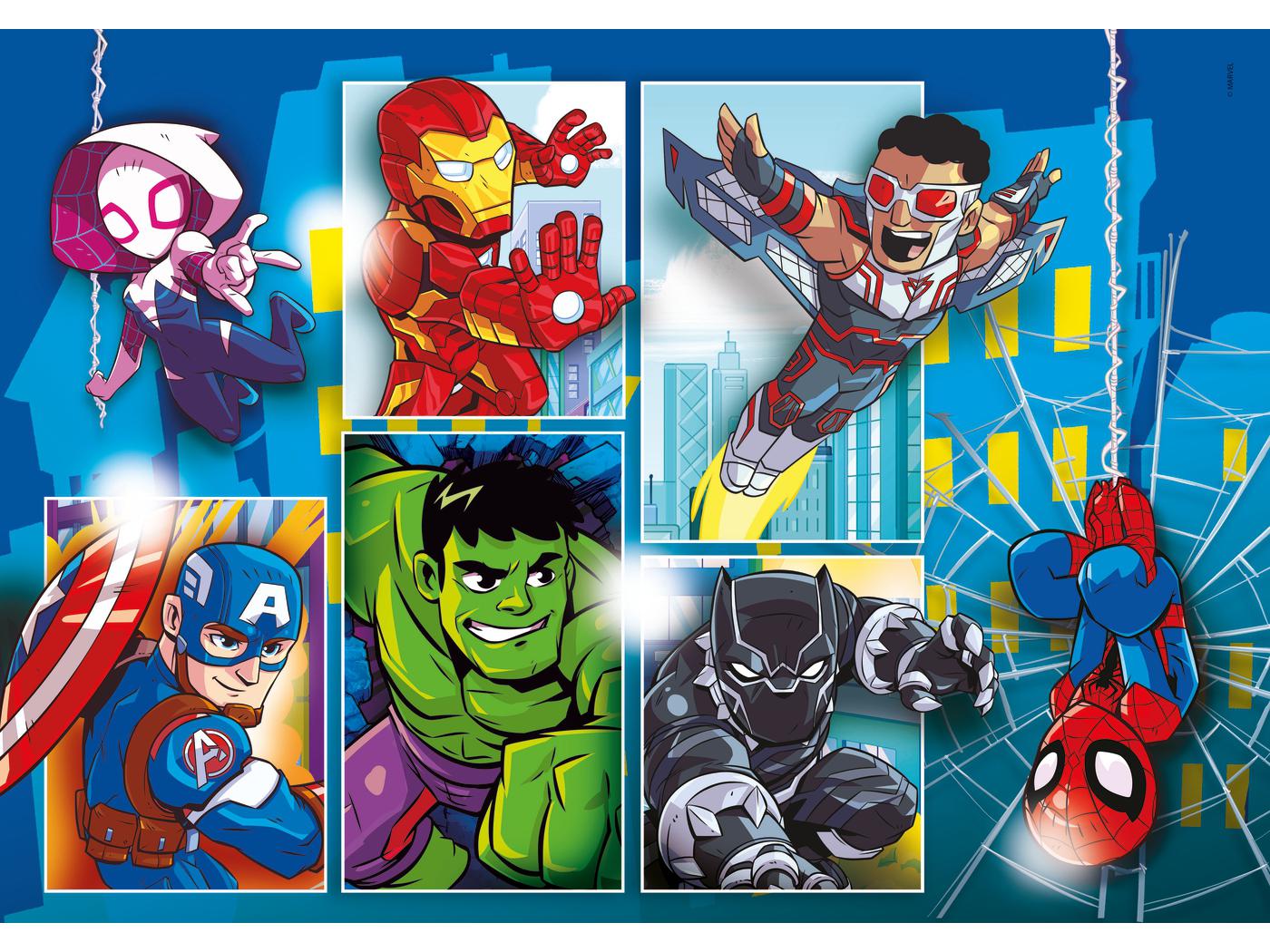 Clementoni - Puzzle enfant, 30 pièces - Marvel Super Hero