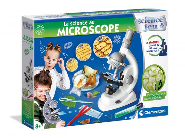 Science et jeu laboratoire, la science au microscope
