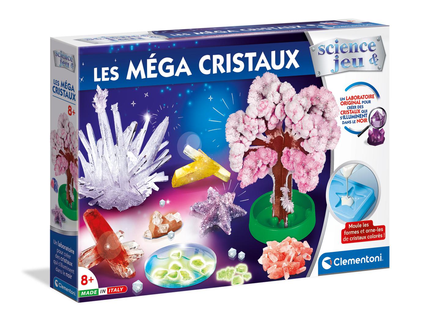 Clementoni - Science et jeu laboratoire, Les méga cristaux