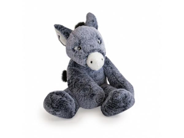 Peluche sweety mousse grand modèle - ane - taille 40 cm