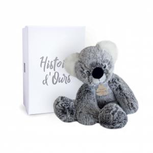 Peluche sweety mousse petit modèle - koala - taille 25 cm - boîte cadeau - Histoire d'ours - HO3006