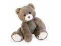 Peluche ours oscar - taupe - taille 25 cm - boîte cadeau - Histoire d'ours - HO3026