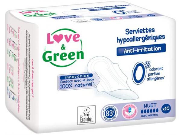 Love and green - 10 serviettes love and green - 10 serviettes