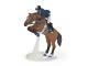 Figurine Cheval de saut d'obstacle et son cavalier - Papo