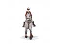 Figurine Cheval de concours et sa cavalière - Papo - 51563