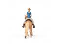 Figurine Cheval western et sa cavalière - Papo - 51566