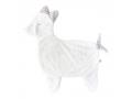 Couverture câlin alpaca greige Lulu - Position allongée 82 cm, Hauteur 50 cm - Dimpel - 824161