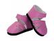 Chaussures à bride coloris rose pour poupée MINOUCHE T34 cm