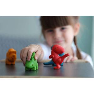 FIGURINES : 4 DINOSAURES - Plan toys - PT6126