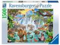 Puzzle 1500 pièces - Cascade dans la jungle - Ravensburger - 16461