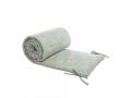 Tour de lit coton Nest WHITE GATSBY/ ANTIQUE GREEN - Nobodinoz - NEST-022