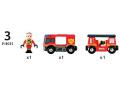 Camion de pompiers son et lumière - Thème Pompier police - Age 3 ans + - Brio - 81100